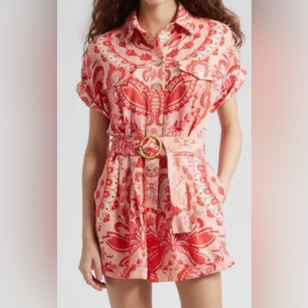FARM Rio Red Jaipur Romper